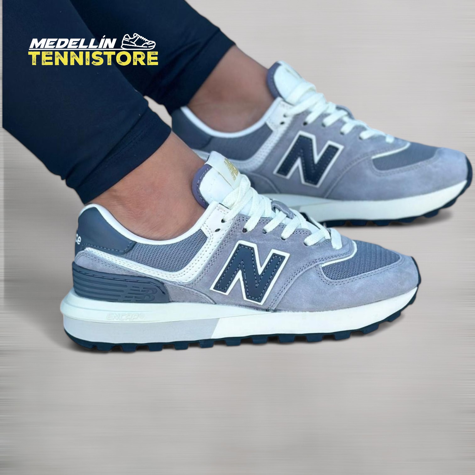 New balance 574 azul mujer best sale